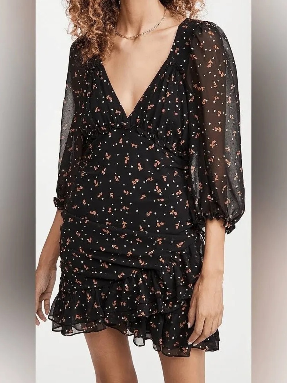 For Love & Lemons Juliana Mini Dress - Size S